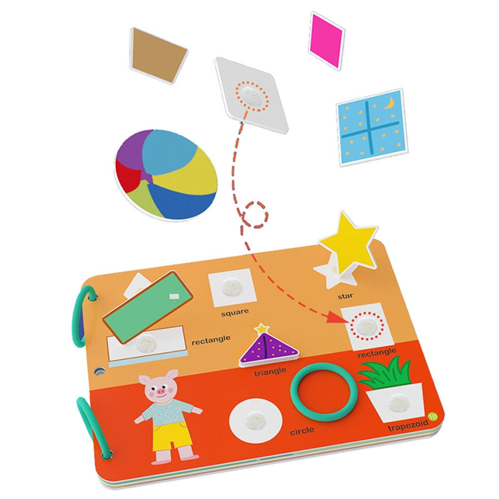 Montessori Paste Quiet Book Children Toy Paste My First Busy