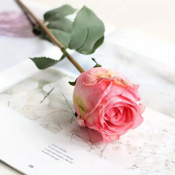Artificial Roasted Rose for DIY Craft and Home Decor