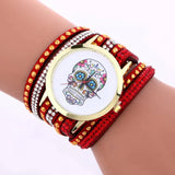Skeleton Pattern Bracelet Watch