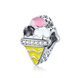S925 Silver Beads DIY Bracelet Accessories for Kids