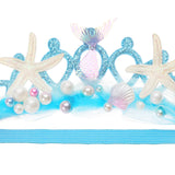 Mermaid Glitter Crown Headband for Kids (Factory Made)