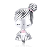 S925 Silver Beads DIY Bracelet Accessories for Kids