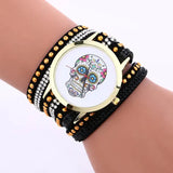 Skeleton Pattern Bracelet Watch