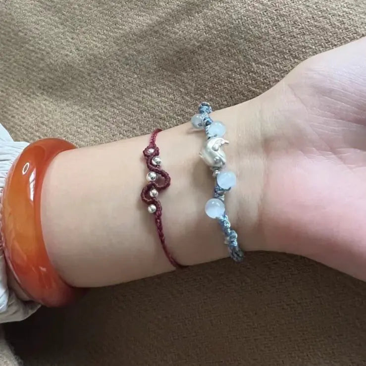 Silver Dolphin Bracelet Ocean Charm
