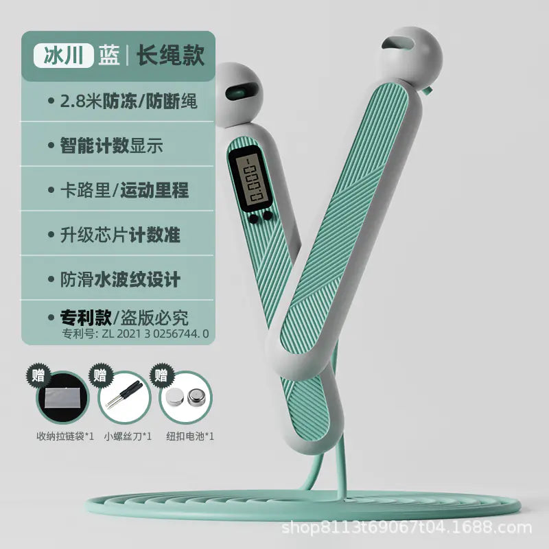 Wireless Jump Rope with Electronic Counter for Fitness