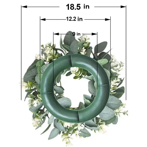 Artificial Greenery Wreath for Home Decor (1pc)