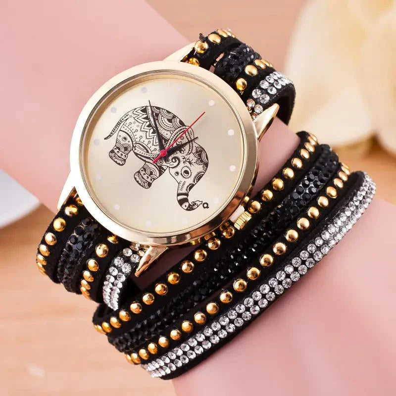 Skeleton Pattern Bracelet Watch