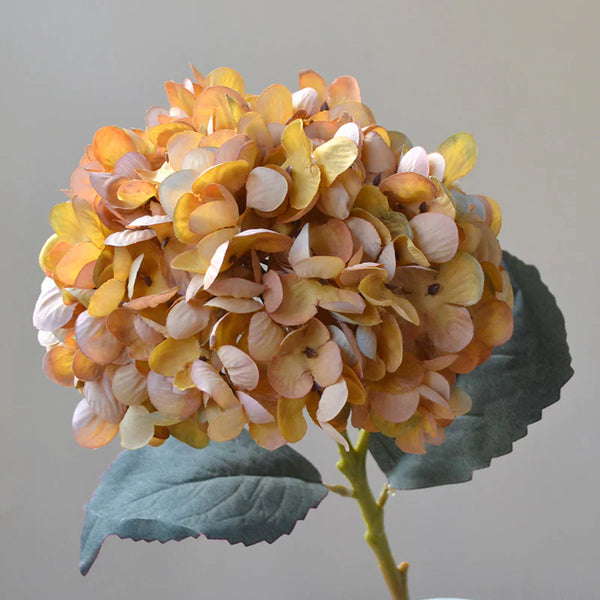 Silk Hydrangea Stem - Elegant Artificial Floral Decor