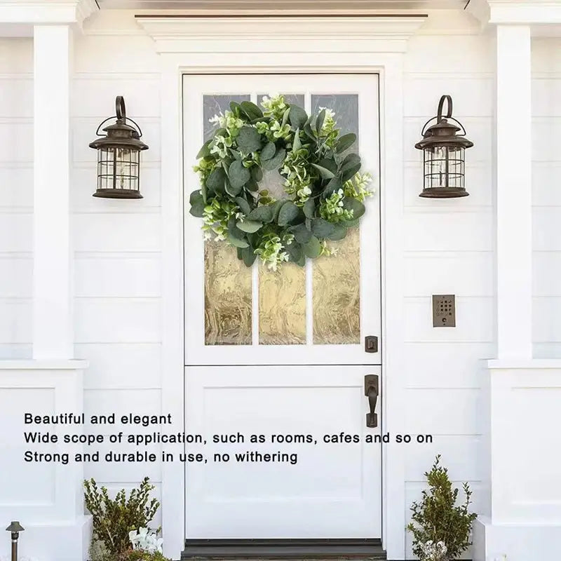 Artificial Greenery Wreath for Home Decor (1pc)