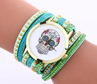 Skeleton Pattern Bracelet Watch