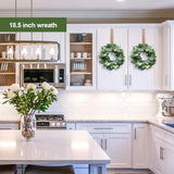 Artificial Greenery Wreath for Home Decor (1pc)