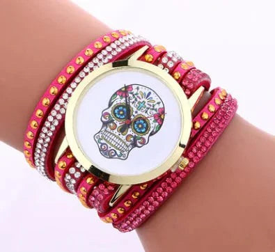 Skeleton Pattern Bracelet Watch