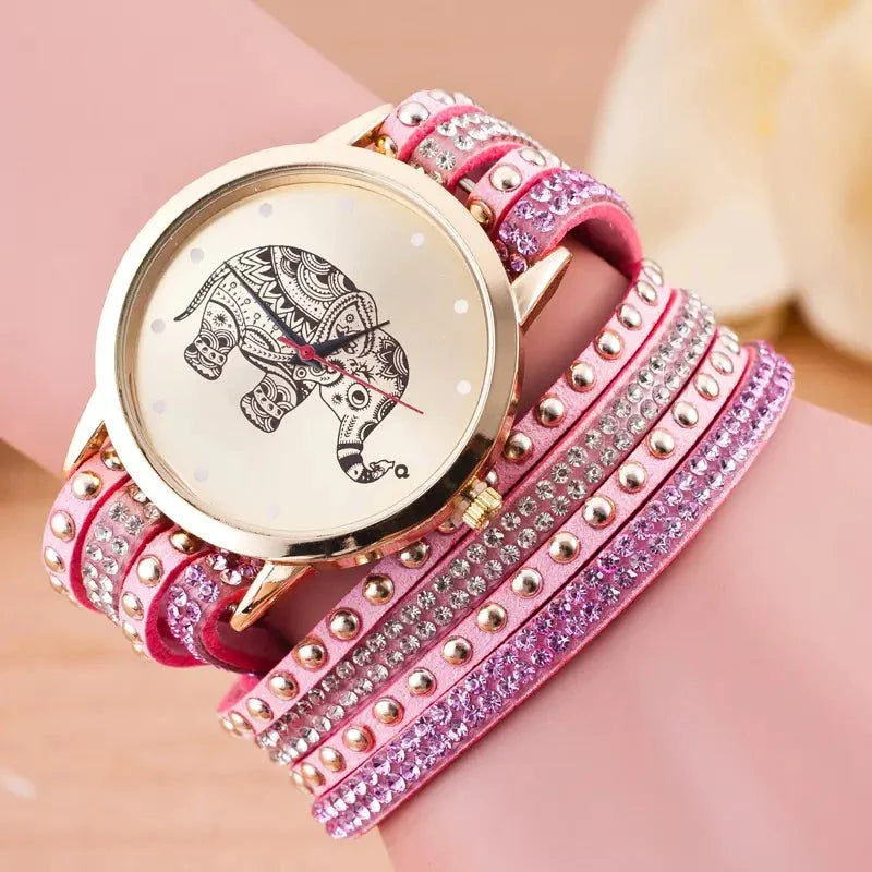 Skeleton Pattern Bracelet Watch