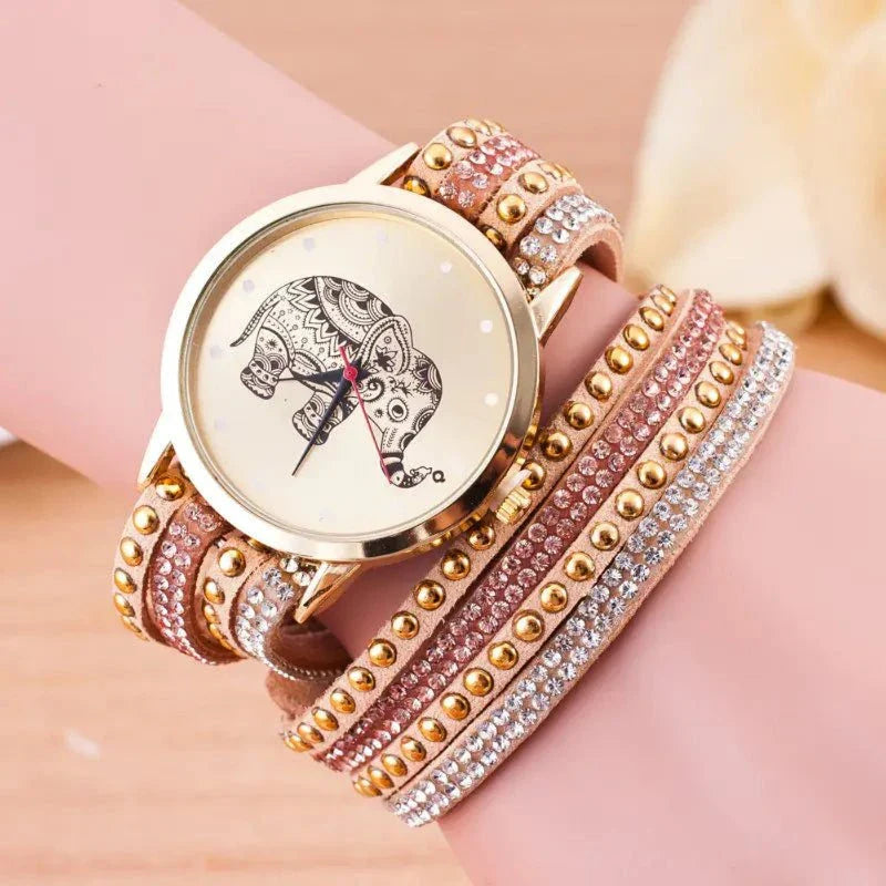 Skeleton Pattern Bracelet Watch