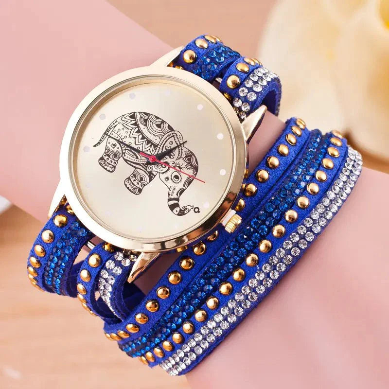 Skeleton Pattern Bracelet Watch