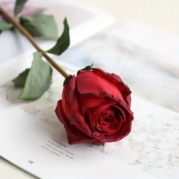 Artificial Roasted Rose for DIY Craft and Home Decor