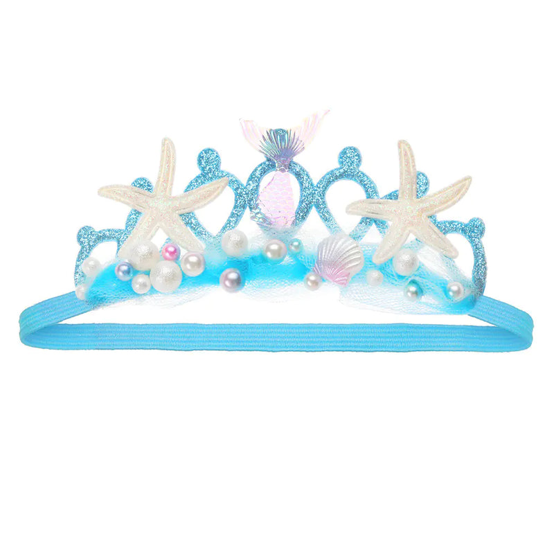 Mermaid Glitter Crown Headband for Kids (Factory Made)