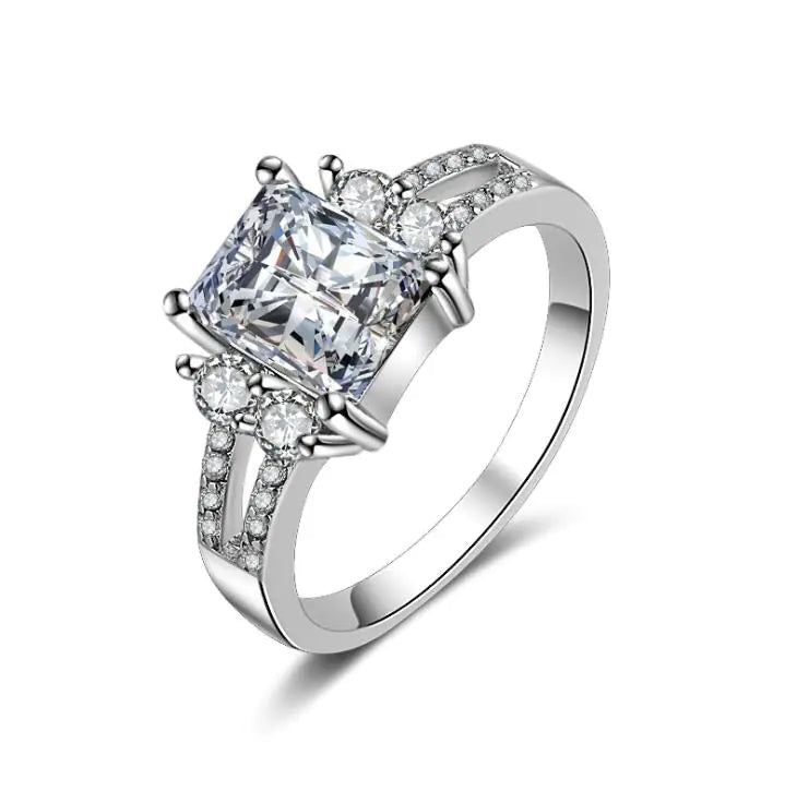 Purple Diamond Ring