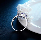 Purple Diamond Ring