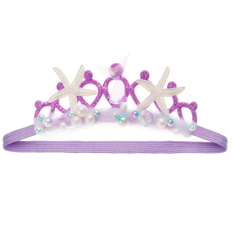 Mermaid Glitter Crown Headband for Kids (Factory Made)