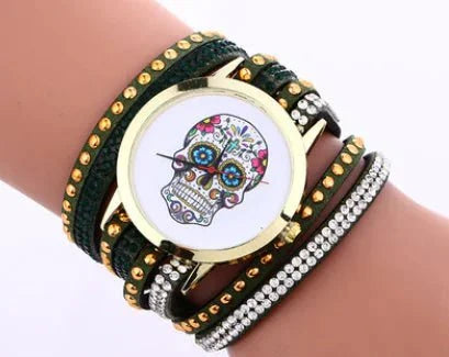 Skeleton Pattern Bracelet Watch