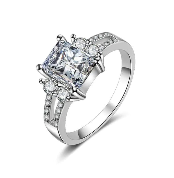 Purple Diamond Ring