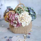 Silk Hydrangea Stem - Elegant Artificial Floral Decor